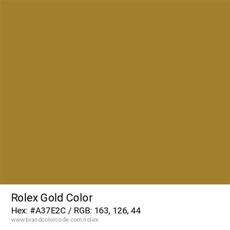 rolex gold color code|rolex logo color code.